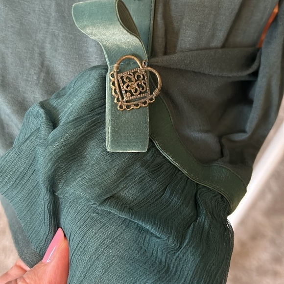 Vera Christina special event fancy top Victorian vibes long sleeve sexy unique - Picture 10 of 17